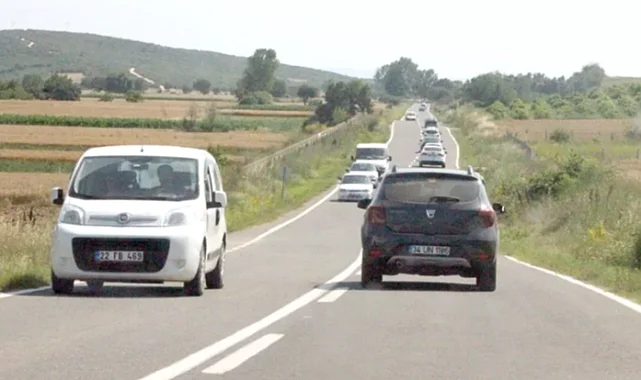 Karayolları Bölge Müdürlüğü'nden Keşan-Enez karayolu ile ilgili açıklama