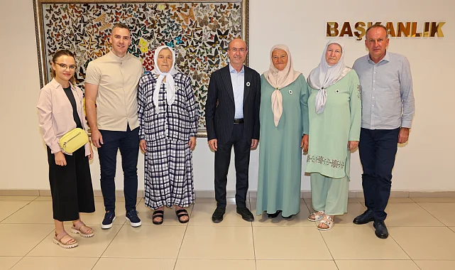 Srebrenitsa şehit anneleri Başkan Pekyatırmacı'yı ziyaret etti