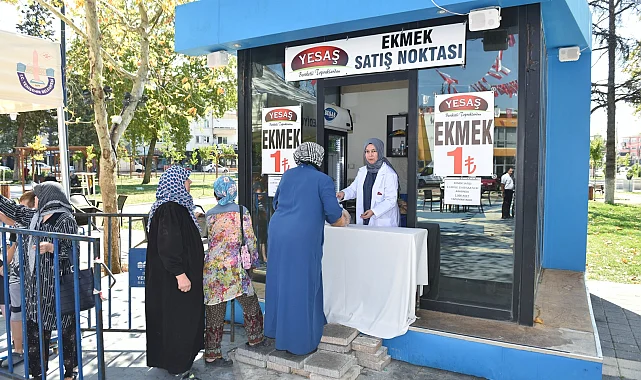 Yenişehir'de ekmek 1 TL