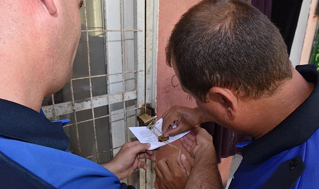 Yenişehir'de kaçak olarak çalıştırılan Suriyelilerin dükkanları mühürlendi