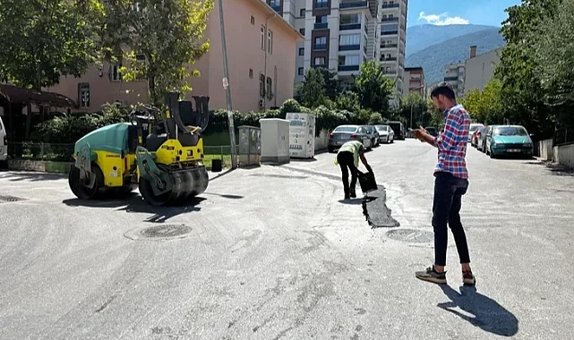 Yıldırım'da yol bakım çalışmaları sürüyor