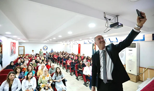 Başkan Taban kariyer gününde lise öğrencileriyle buluştu