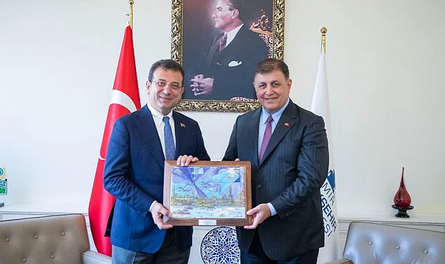 Başkan Tugay, İmamoğlu'nu ağırladı