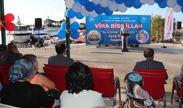 Bursa'da balıkçılar 'Vira Bismilllah' dedi