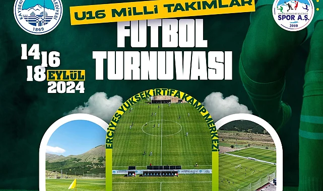 Erciyes Yüksek İrtifa Kamp Merkezi'nde U-16 Milli takımlar futbol şöleni