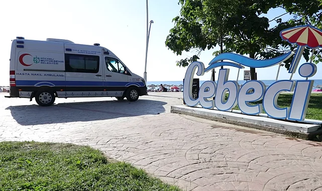 Kocaeli'de mavi ambulanslar en zor anlarda tatilcilerin yanındaydı