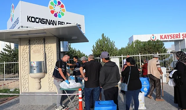 Kocasinan, ikram çeşmesiyle Kayserililerin gönüllerini fethediyor