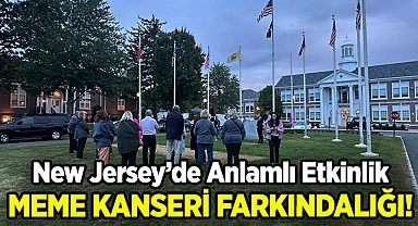New Jersey'de Meme Kanseri Farkındalığı İçin Tören Düzenlendi!