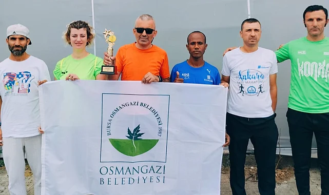 Osmangazi Belediyesi başarıya 'koş'tu!