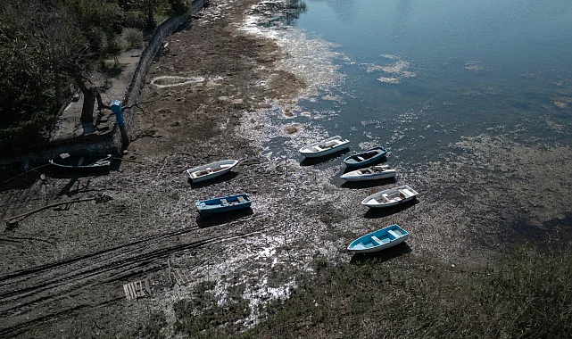 Sapanca Gölü'nün son hali böyle görüntülendi
