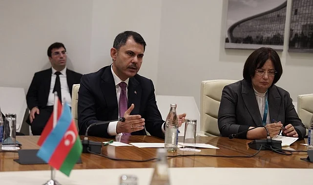 Bakan Kurum'dan Pre-COP29'da Gazze mesajı