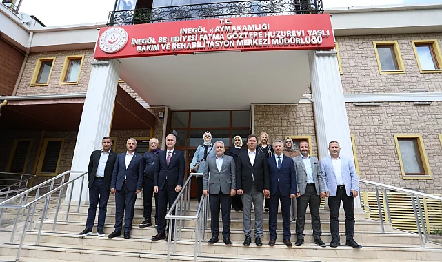 Başkan Alper Taban'dan itfaiye personeli ve huzur evi sakinlerine ziyaret