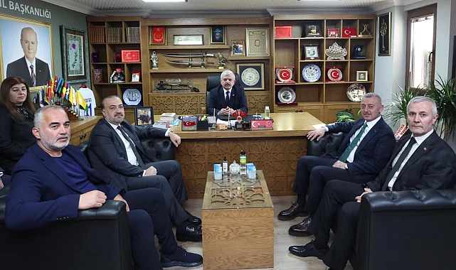 Başkan Büyükakın'dan MHP'ye iadeyi ziyaret