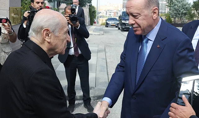 Başkent'te Cumhurbaşkanı Erdoğan Bahçeli'yi ziyaret etti