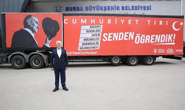 Bursa Büyükşehir Belediyesi, Cumhuriyetin 101'nci yılını görkemli kutluyor