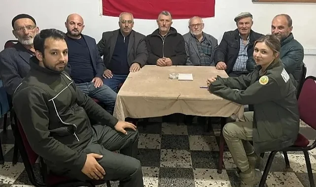 Bursa'da ormanları korumak için kapı kapı geziyorlar