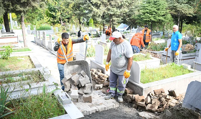Çayırova'da Akse Mezarlığı'na bakım