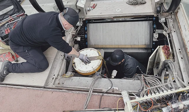 İzmit'teki yürüyen merdivene motor tadilatı
