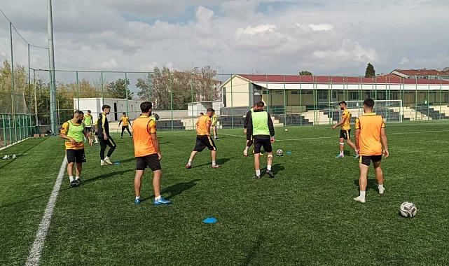 Keşanspor Gölcükspor maçına hazırlanıyor
