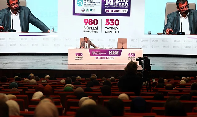 Kocaeli Kitap Fuarı entelektüel isimleri ağırladı