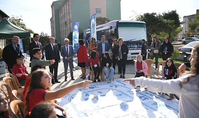 Mavi Nefes Projesi'nin Eğitim Otobüsü'nün üçüncü durağı Keşan oldu