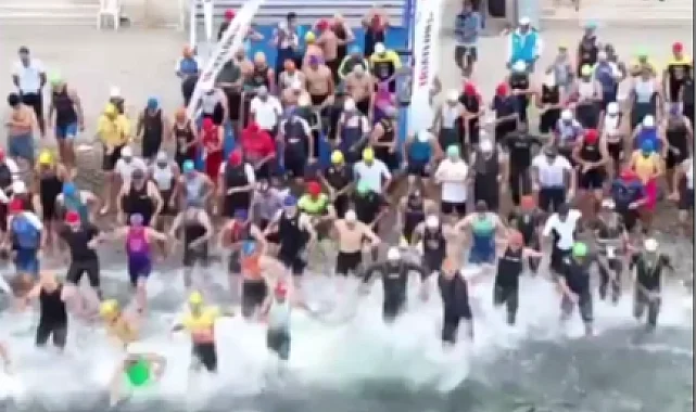 Mudanya'da triatlon coşkusu