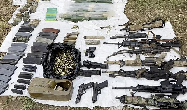 Pençe Kilit'te teröristlerin çok sayıda mühimmatına el konuldu