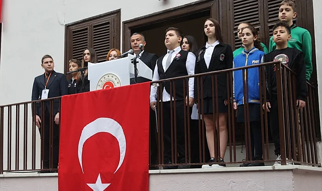 Atatürk Selanik'te doğduğu evde anıldı
