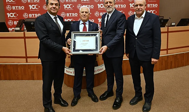 Başkan Mustafa Bozbey, BTSO'nun konuğu oldu