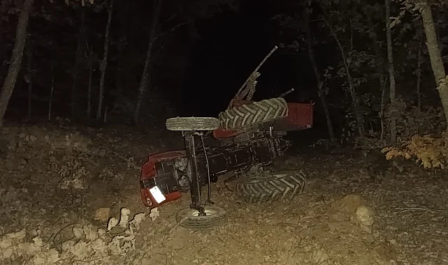 Bilecik'te traktör kazası