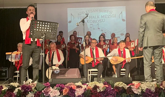 Edirne Keşan'da ADD korosu geleneksel konsere hazırlanıyor