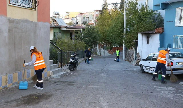 İzmir Karabağlar'da temizlik seferberliği