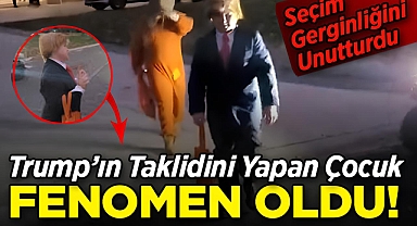 Küçük Çocuk, Trump'ın Taklidini Yaptı: ABD'nin En Çok Konuşulan İsmi Oldu!