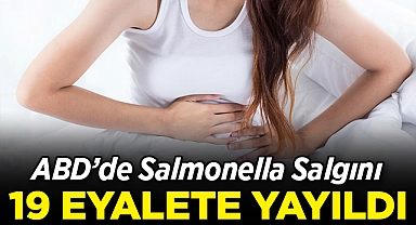 ABD'de Salmonella Salgını 19 Eyalete Yayıldı!