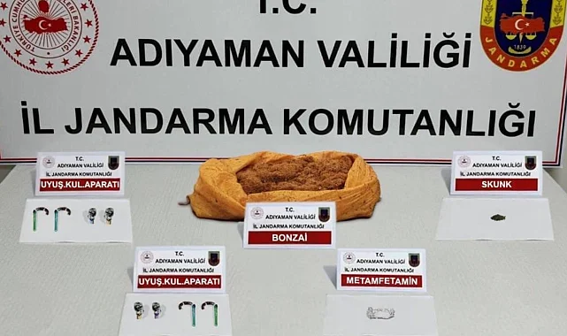 Adıyaman'da uyuşturucu operasyonu: 9 gözaltı