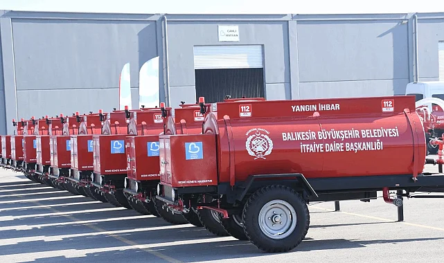 Balıkesir itfaiyesi yangınlara karşı artık daha güçlü