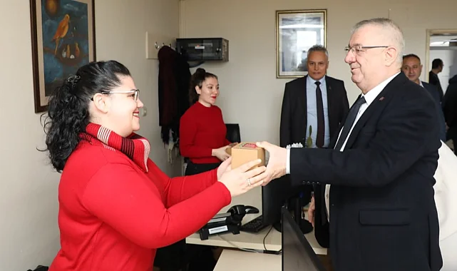 Başkan Ertaş personelin yeni yılını kutladı