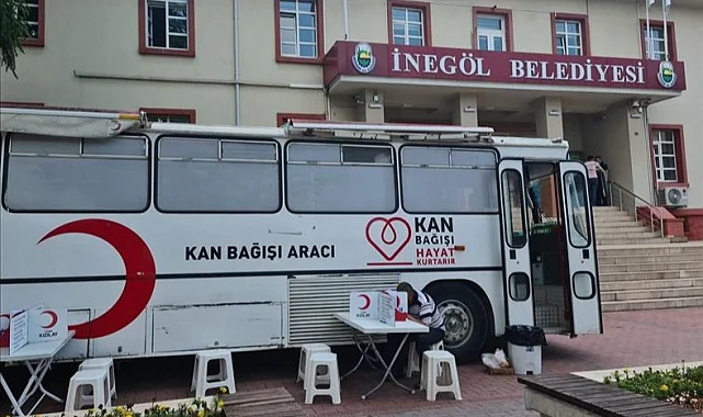 Bursa İnegöl'den Dünya Kadın Hakları Gününe özel kan bağışı kampanyası