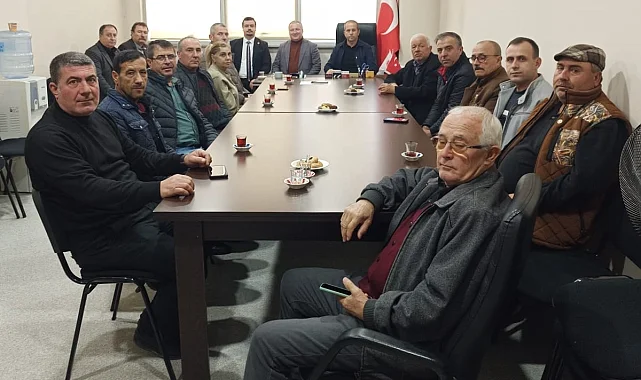 CHP'nin Keşanlı İl Genel Meclis üyelerinden Muhtarlar Derneği'ne ziyaret