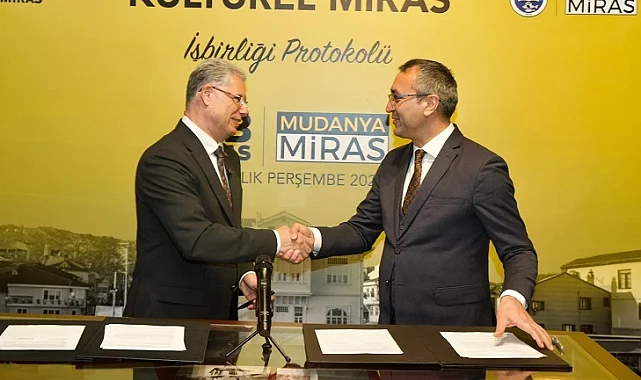 İstanbul'dan Bursa'nın kültürel mirasına bir protokol de Mudanya'da