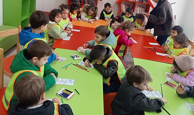 İZGİM, Yıldızlar Akademisi Gündüz Bakımevi'nin miniklerini ağırladı