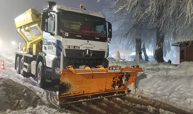 Kar Timleri'nden yılbaşı mesaisi