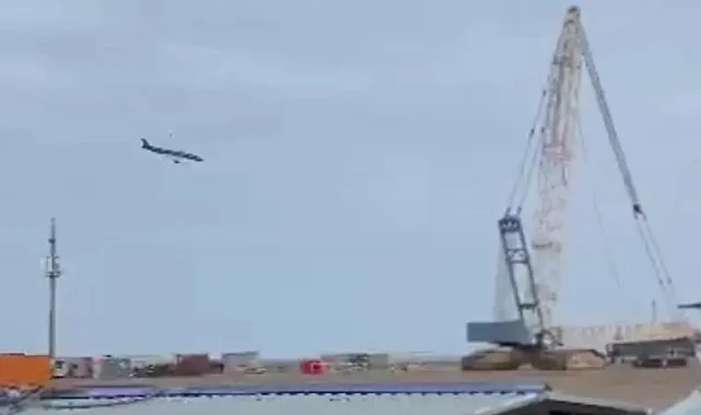Kazakistan'da uçak düştü!