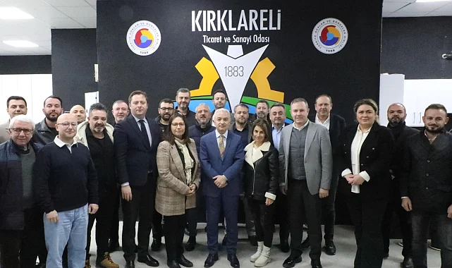 Kırklareli Valisi Turan'dan Kırklareli TSO'ya iade-i ziyaret