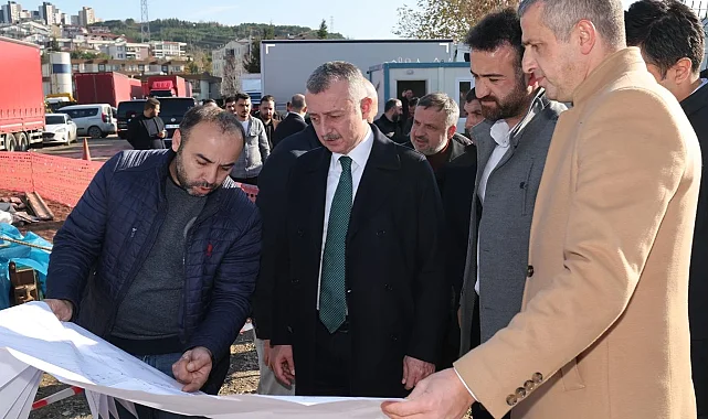 Kocaeli Solaklar'a şimdi de yaya üst geçidi geliyor
