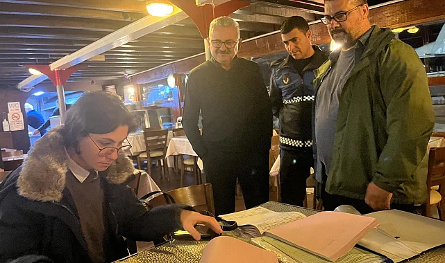 Kocaeli Zabıtası'ndan yılbaşı öncesi denetim