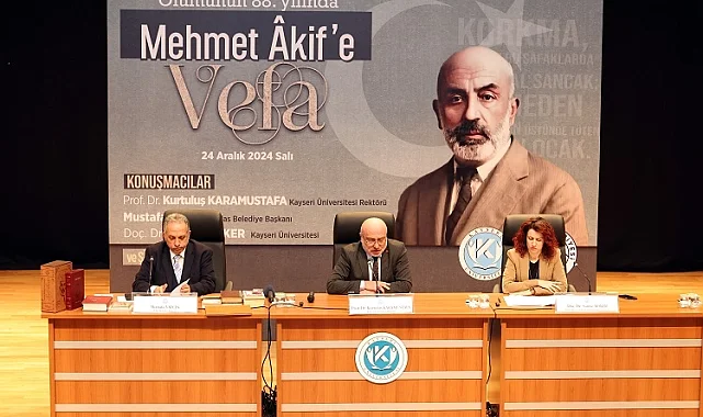 Mehmet Akif Ersoy'a Kayseri Talas'ta vefa