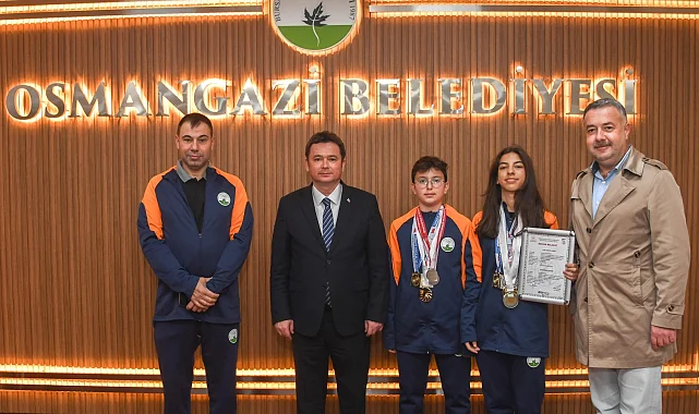 Osmangazili sporcular Bursa'ya Türkiye rekoru birincilik ve Avrupa derecesiyle döndü