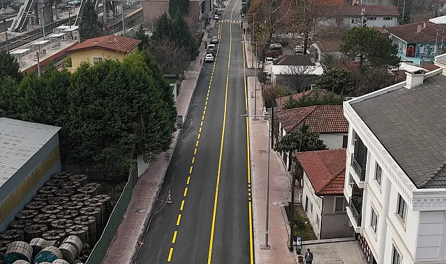 Sakarya'da Arifiye Zübeyde Hanım Caddesi yenilendi