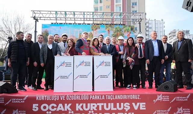 5 Ocak Kurtuluş ve Özgürlük Parkı'nın temeli atıldı